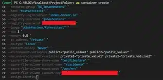 ACI creation with PowerShell
